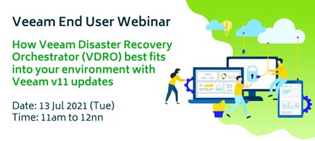 How Veeam Disaster Recovery Orchestrator (VDRO) best fits into your environment with v11 updates