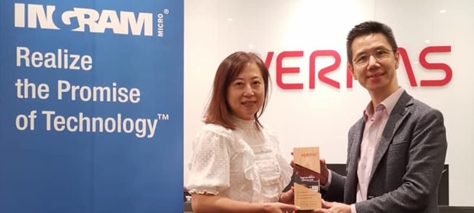 Ingram Micro Hong Kong is awarded Veritas The Highest Growth Performance Distributor FY20