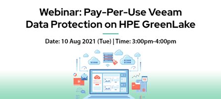 Pay-Per-Use Veeam Data Protection on HPE GreenLake