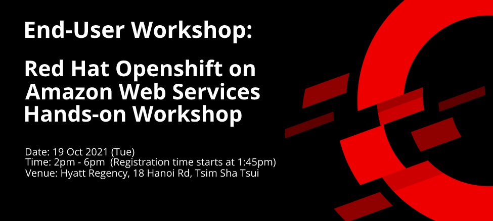 End User Workshop: Red Hat OpenShift on Amazon Web Services Hands-on Workshop
